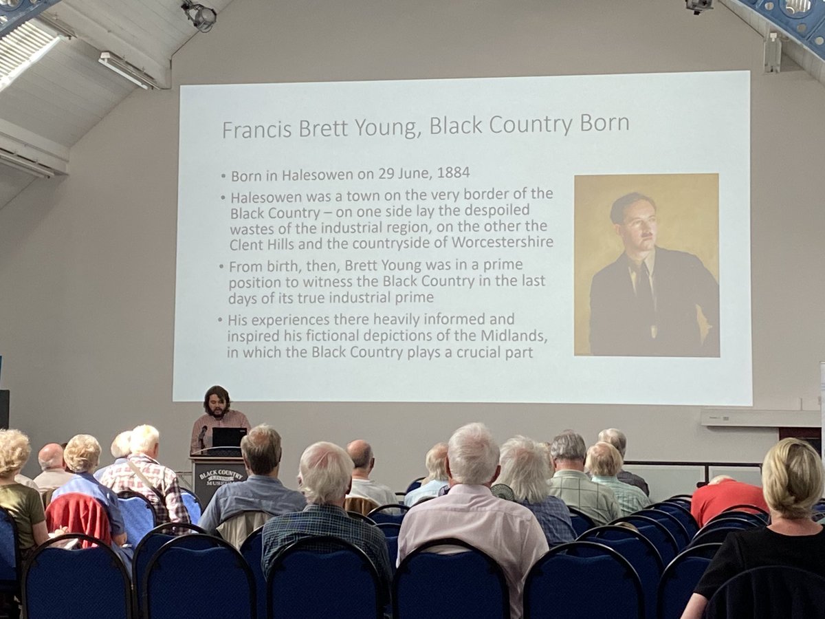 Last presentations of the Black Country History Conference- @unibirmingham CWMH Director Malcolm Dick on Pollution, Landscape and Industry and Jack Price @BC_Pricey on Francis Brett Young & Industrialisation  @SocietyCountry @MidlandHistory