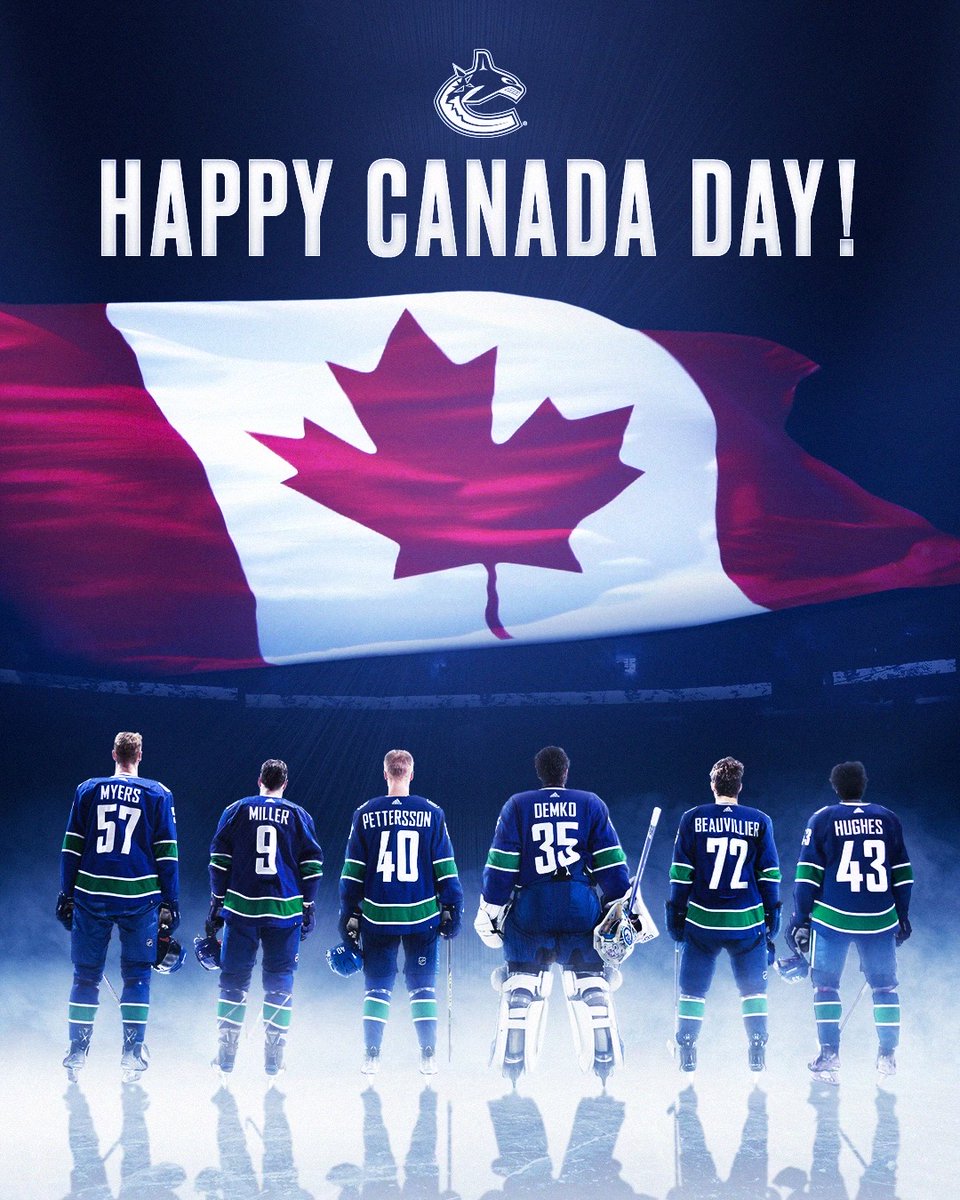 Happy Canada Day, #Canucks fans! 🇨🇦