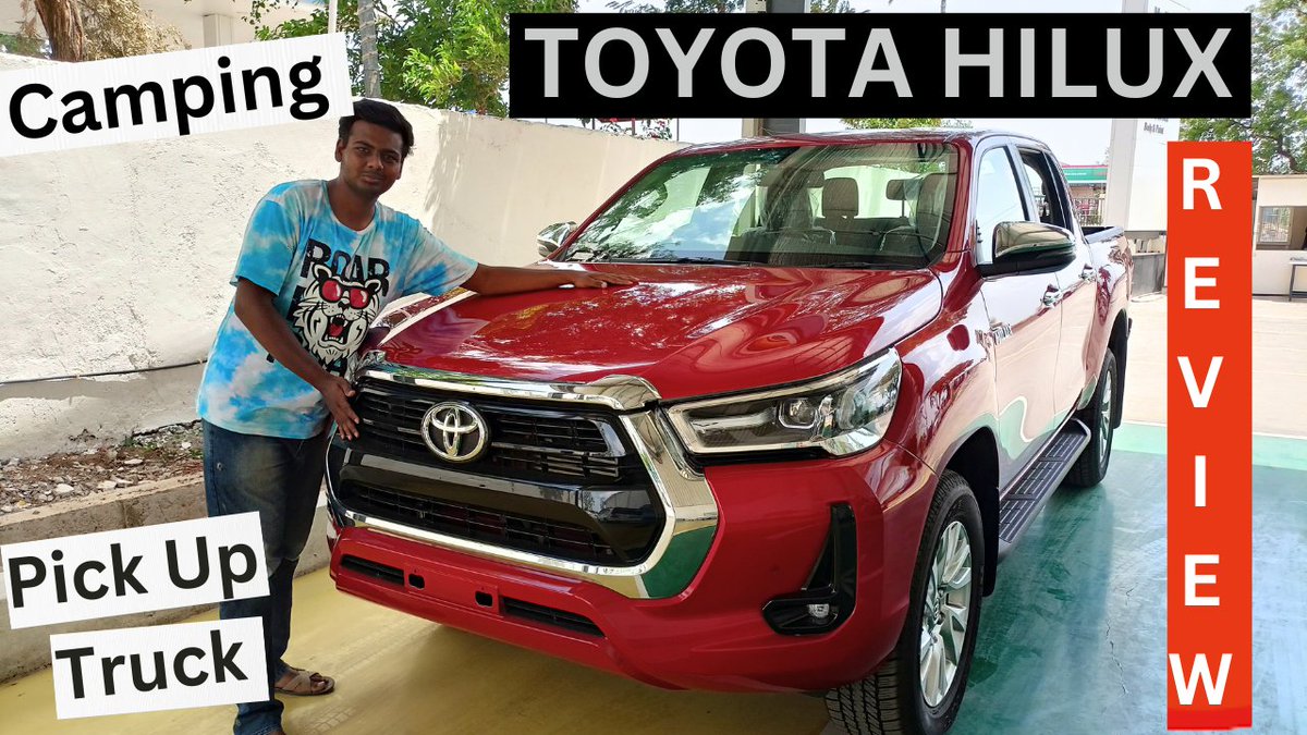 Flyingtrips2019's tweet photo. Toyota का PICKUP TRUCK HILUX Top Model 2023 | FULL REVIEW | Camping की स... https://t.co/WPIzxFGTxV via @YouTube #FlyingTrips #hilux #hiluxreview #hiluxinformation https://t.co/PZSIRu4ZQA