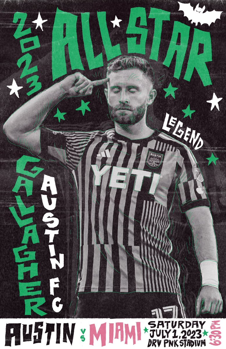 All-star mentality 👉😐

IT IS GAME DAY, VERDES! 💚🖤

🎨: <a href="/abstractalberto/">Joel Corral</a>