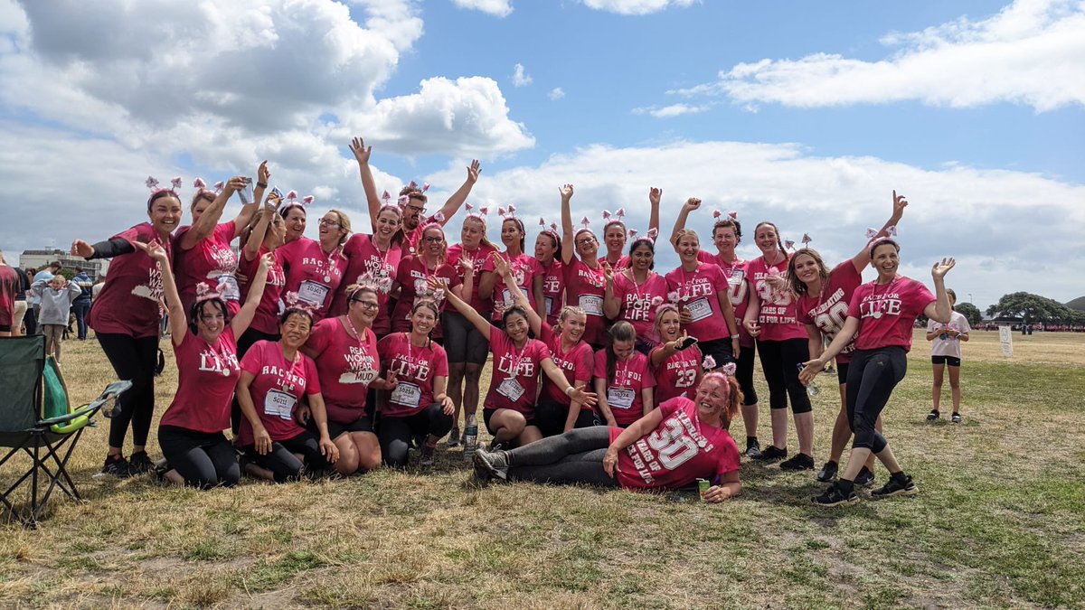 CHOCwardsPHUT's tweet photo. Today our teams from across cancer services came together to take part in the pretty muddy race for life! Between us we raised £3232 for @CR_UK and was a brilliant team building exercise! ❤️ https://t.co/mO13MRgzNK… https://t.co/fanX0EZF2b