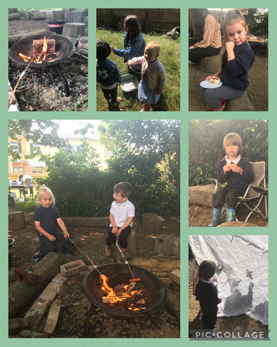 ysgolyddraig's tweet photo. The children in Dosbarth Colhuw had lots of fun this week. We cooked sausages on the fire which the children really enjoyed. We made bubble wands and retold the story of “The Little Red Hen” using the shadow puppets. 🐔🐶🐱🐭 #YYDclohuw #YYDenjoy #YYDforestschool https://t.co/EHMuCcGerh