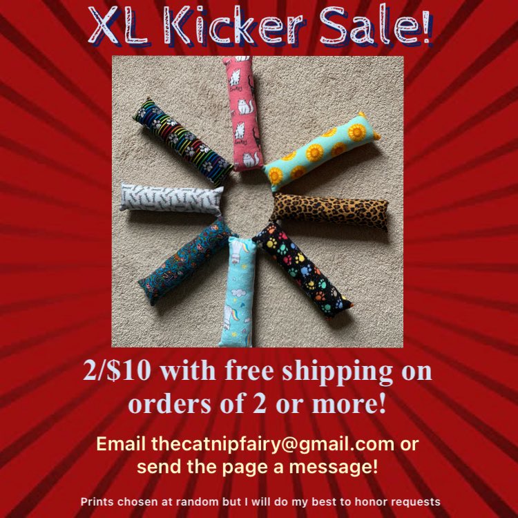 thecatnipfairy's tweet image. How about another sale 😽 This one ends Tuesday so order now!