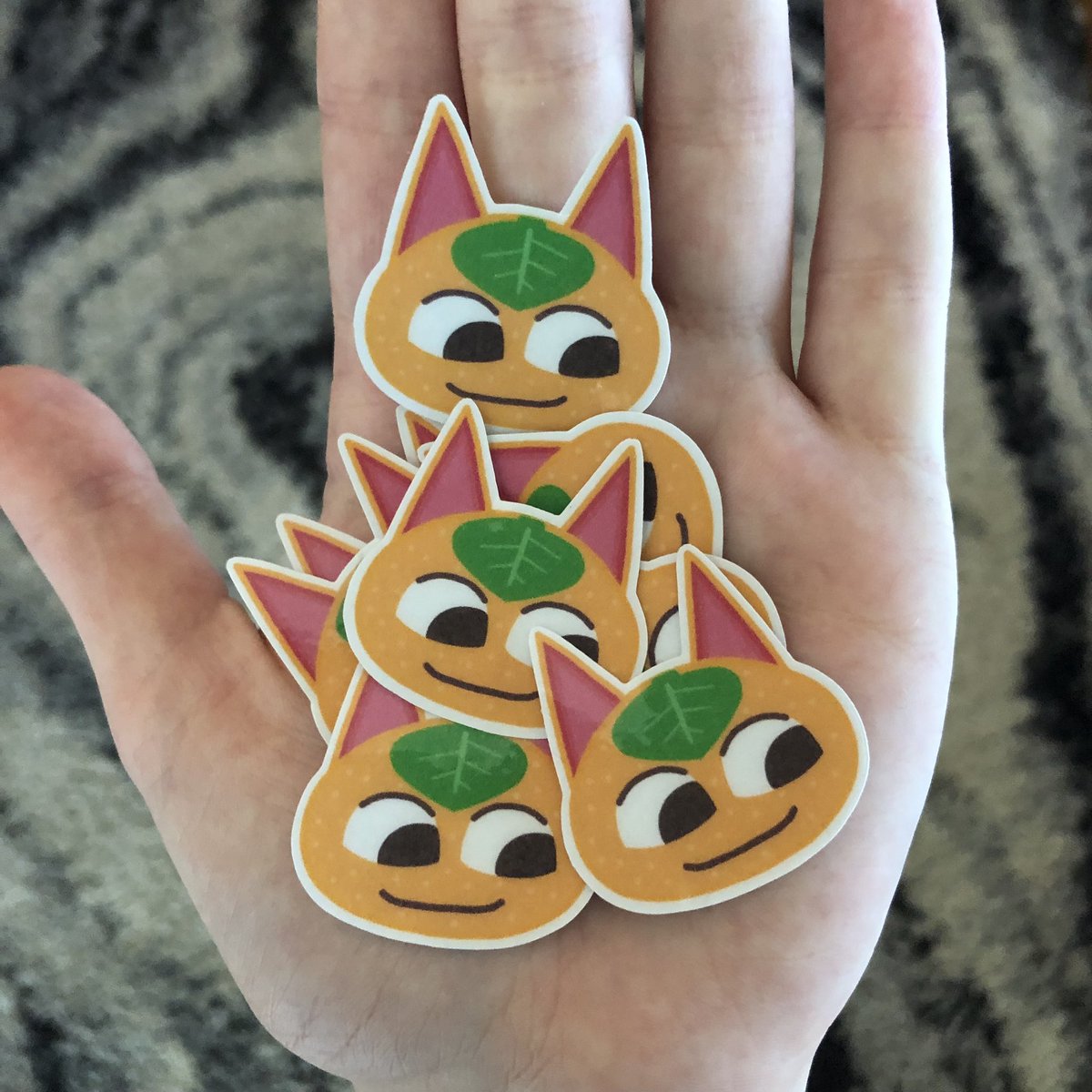 hunnyxhime's tweet photo. I found some of my old animal crossing stickers!! These cuties will be included as freebies with orders while supplies lasts💕 https://t.co/q7mTsOv2WN