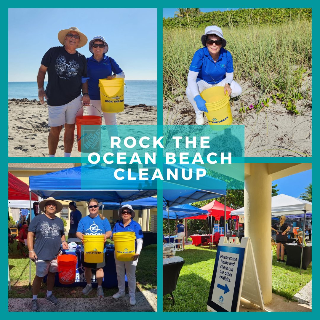 It's #CleanBeachesWeek! We had a blast making a difference on June 10th by helping clean Hollywood Beach with Rock the Ocean Foundation! 💙🌊
.
#BeachCleanup #RockTheOcean #HollywoodBeach #BeTheChange #Volunteering