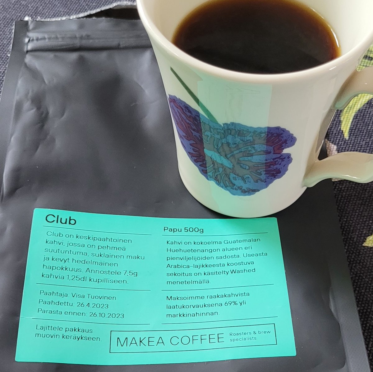 Tätä hyvää kahvia ei taida enää lisää saadakaan, harmi. #MakeaCoffee