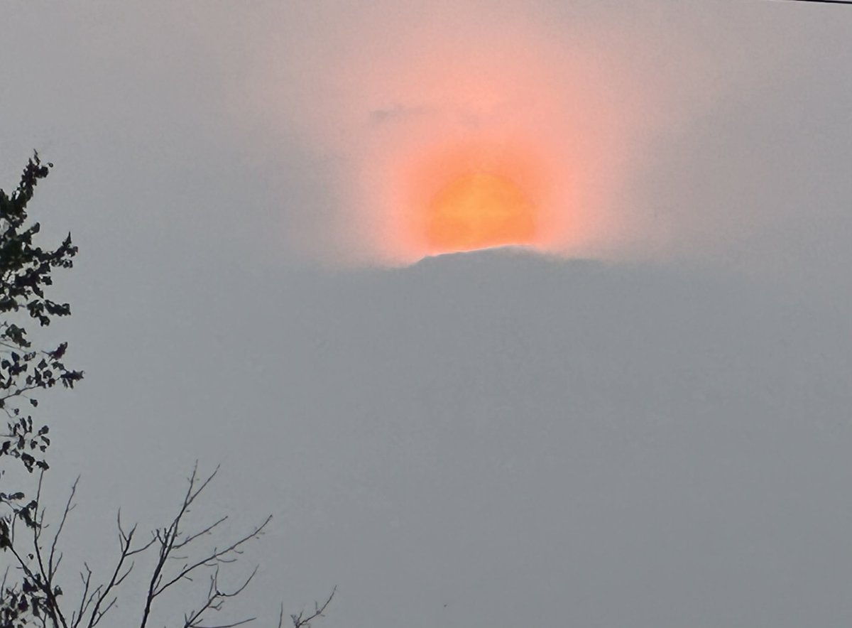 buffish's tweet photo. Smokey Sunset in Hamburg #BEON2 https://t.co/yAredYmOFc