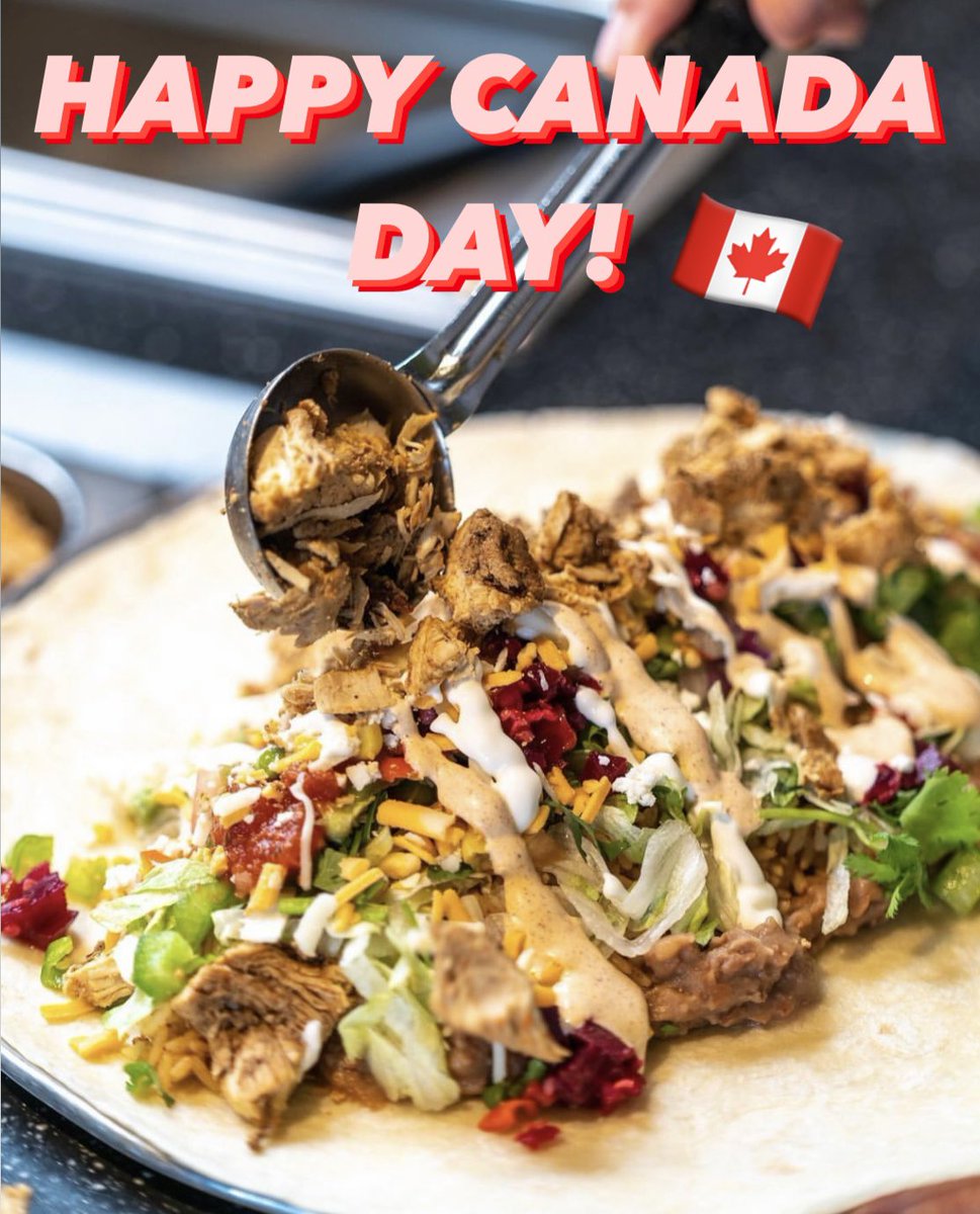 JimmyGuacos's tweet photo. COME SEE US THIS HOLIDAY WEEKEND! 🇨🇦

We’re open regular hours all weekend long to serve you Canada’s best burrito! 🌯 https://t.co/XUnekw6ISw