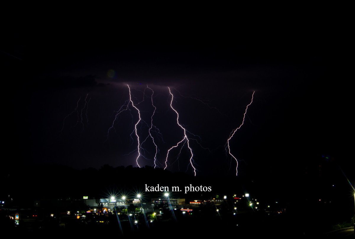 had a career night photographing lightning in saint Louis