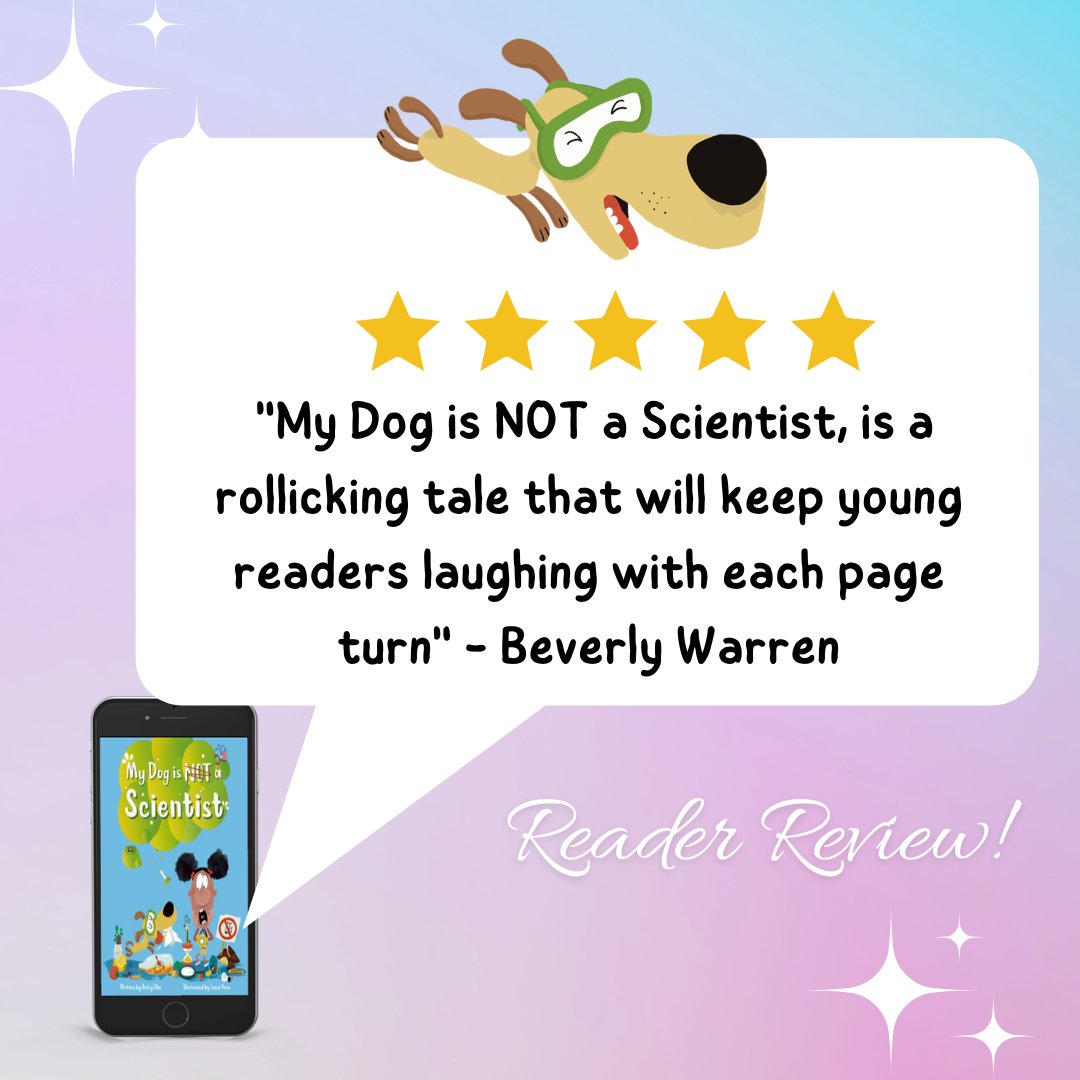 I'm always nervous when I go to check reviews but always find a smile when I do. Thanks to my readers for all the love! ❤❤⭐⭐⭐⭐⭐

#booklove #bookreview #kidsbookreview #kidlit #stembook #stemeducation #resilience #familyreads #curiousity