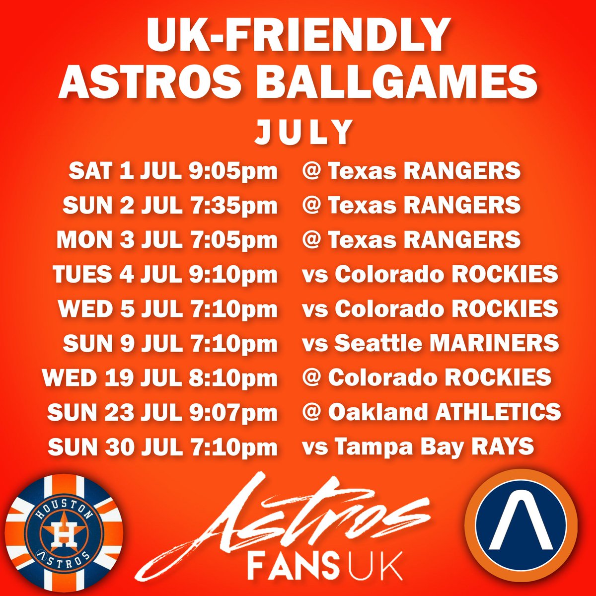 Astros Fans UK tweet media
