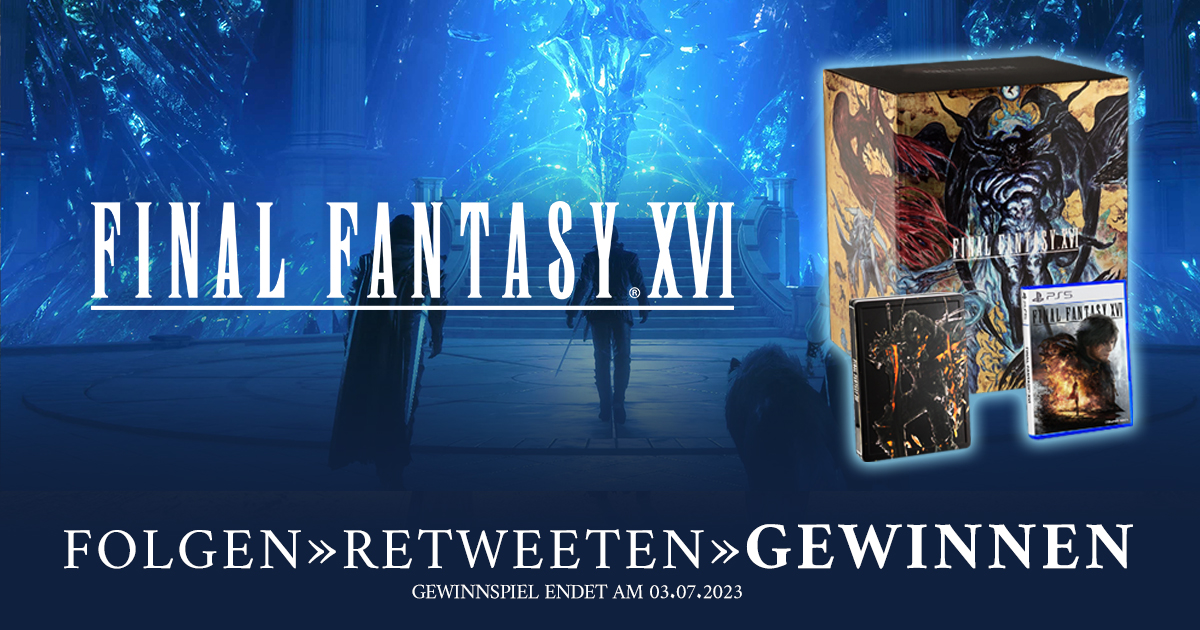 ☑ @SquareEnixDE und @PlayStationDE folgen 🐦Beitrag retweeten 🎉 #FF16 CE gewinnen 😉 Worauf wartet ihr noch? TNB: play.st/3CVLsu5