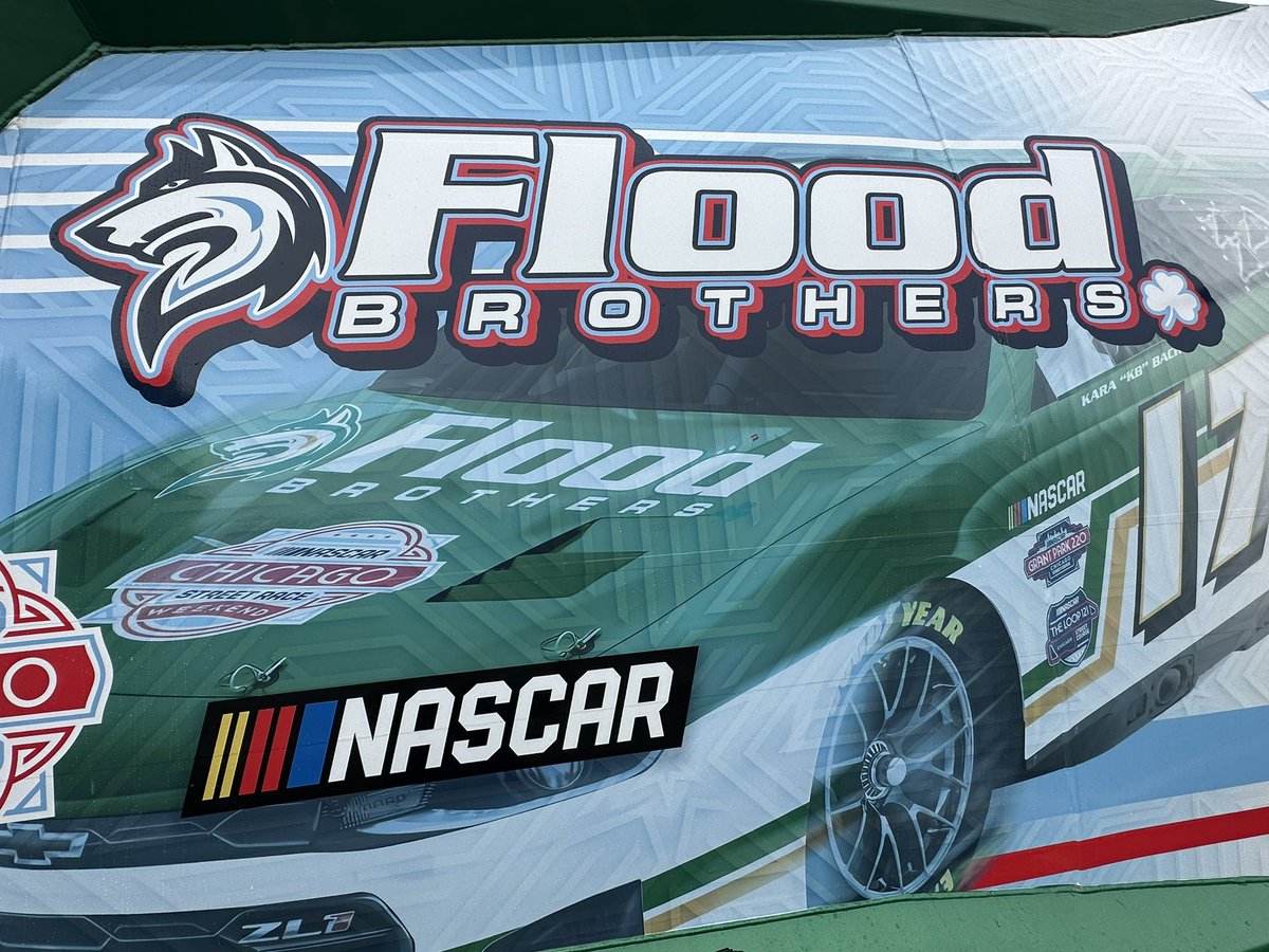 Are you ready for some <a href="/NASCAR/">NASCAR</a> ?!? #floodbrothersdisposal #xfinitynascar #chicago