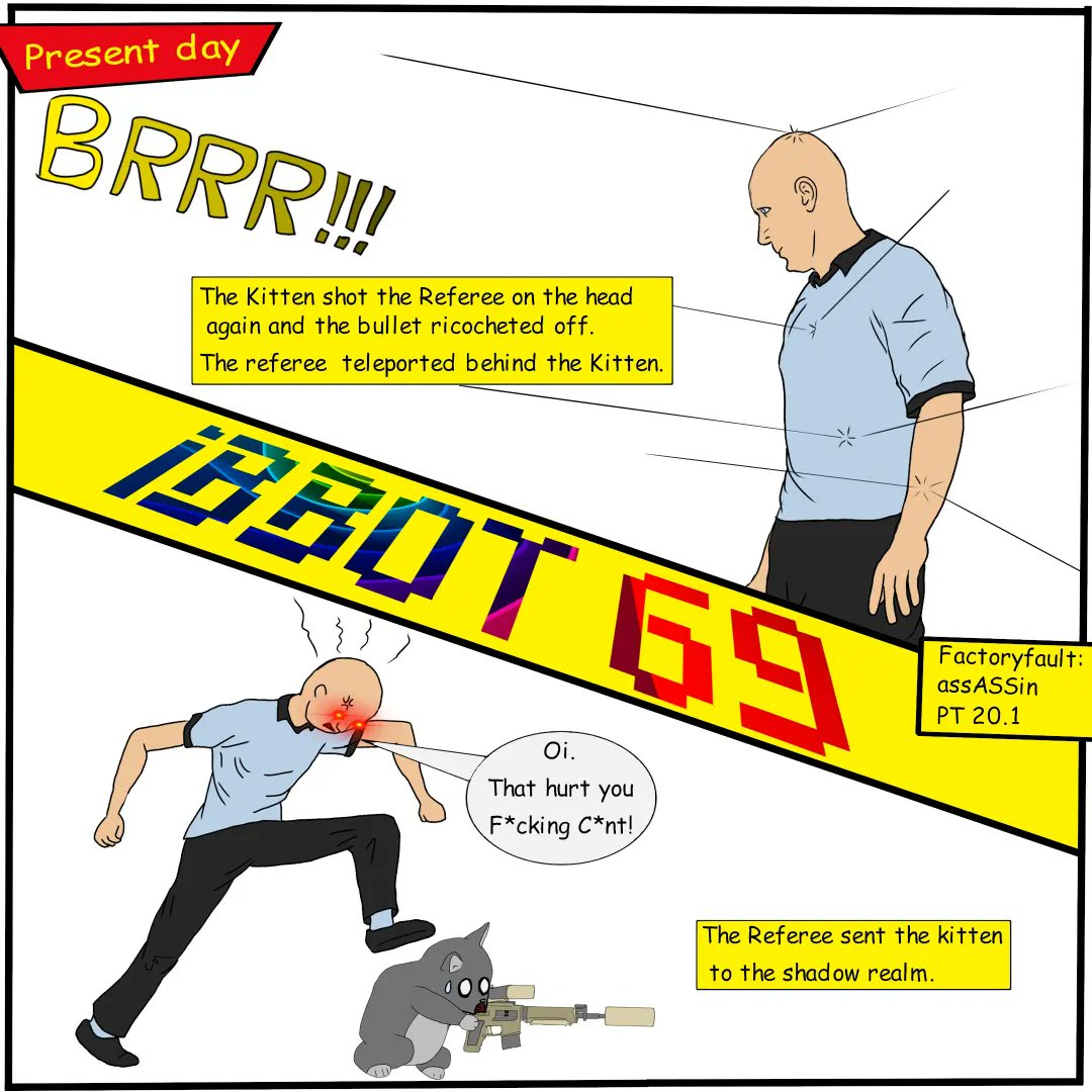 69ibbot's tweet photo. Like and Follow to support our comics π
For more @ibbot69
Comic video dropping on our YouTube Channel, link in the bioβοΈ
#comic #comics #comix #comicmemes #comicvideos #comedyvideos #comedy #comedycomic #comedycomics #ibbot69 #factoryfaults https://t.co/G7RFO9VMqQ