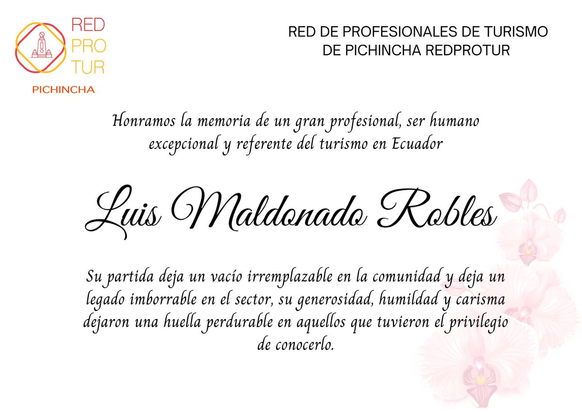 Red de Profesionales de Turismo de Pichincha tweet media