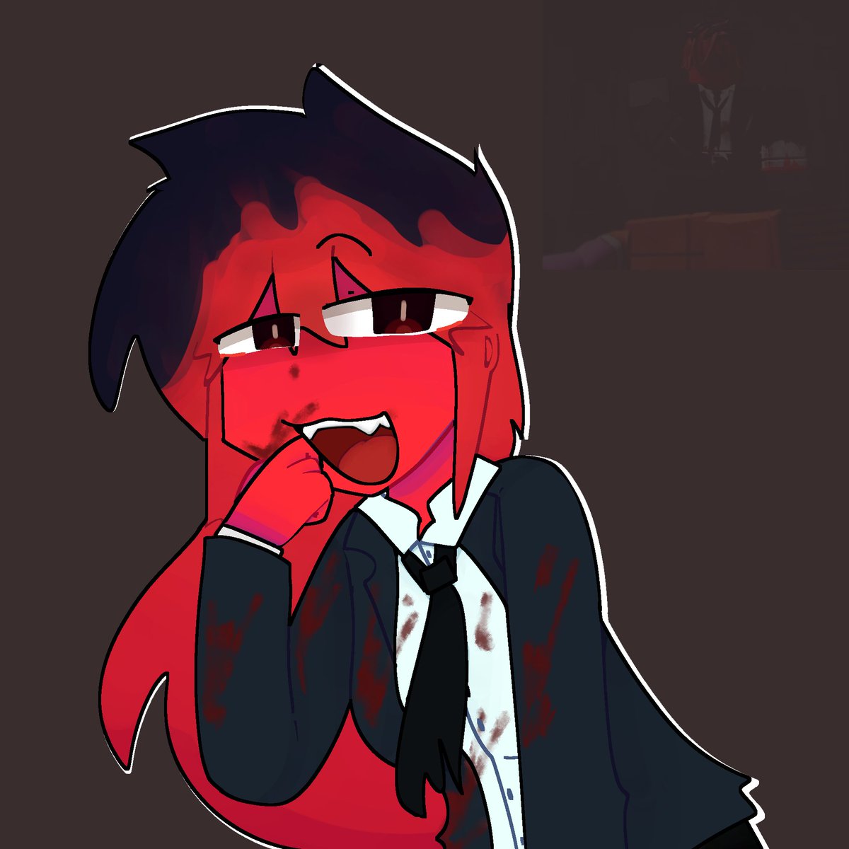 Dontkno51213534's tweet photo. Just draw him to swap genders :3 #art #Blood #senchous https://t.co/sdeK4xndrw