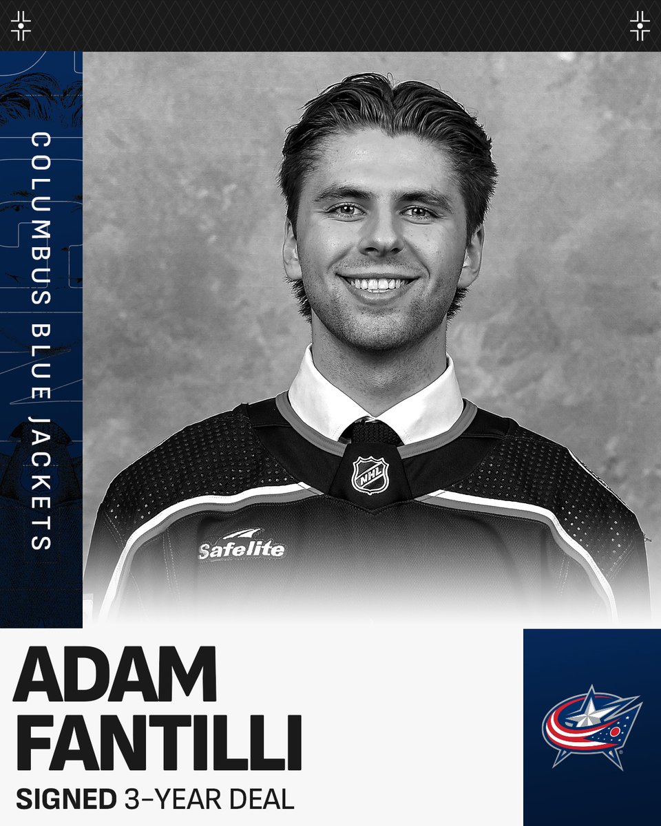 OFFICIALLY OFFICIAL 🖊️ 

Adam Fantilli has signed his entry-level deal with the <a href="/BlueJacketsNHL/">Columbus Blue Jackets</a>!