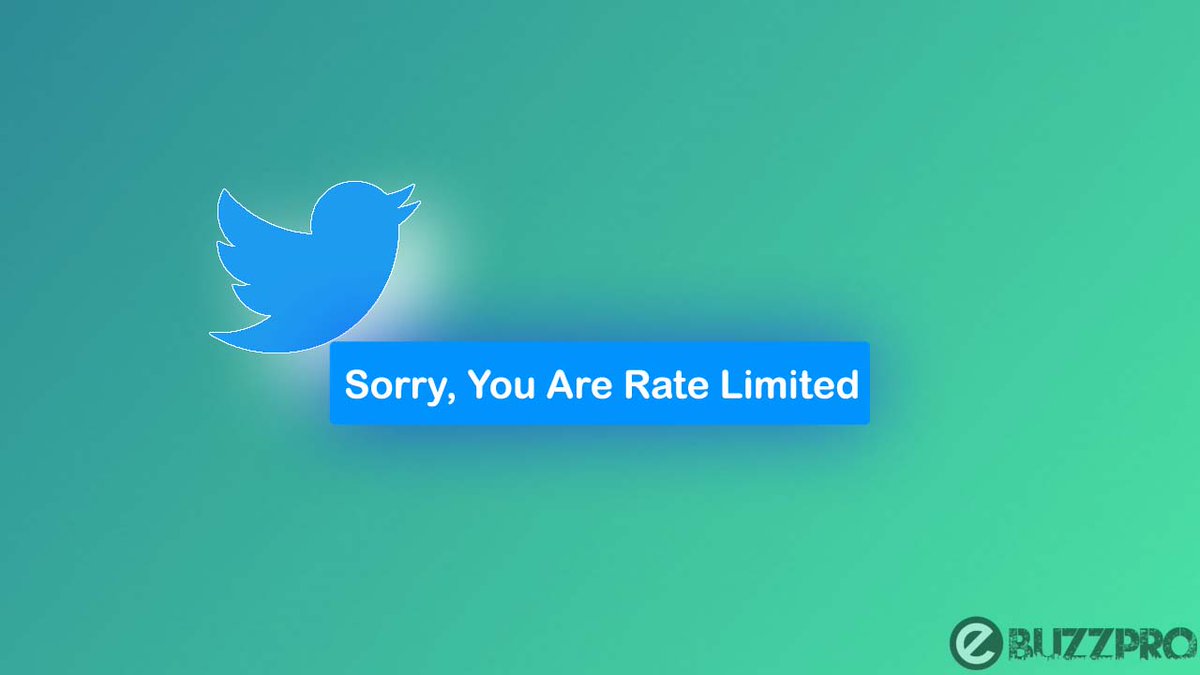 ebuzzprocom's tweet photo. Fix 'Sorry, You Are Rate Limited Twitter' Problem
🔗 https://t.co/kKbYhGb4ZU
#TwitterDown #TwitterError #ElonMusk https://t.co/AxtI9EQOET