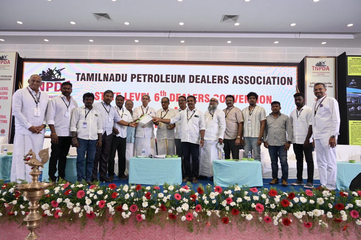 Sivagangi District dealers joined TNPDA as Life member during TNPDA AGM at Madurai
