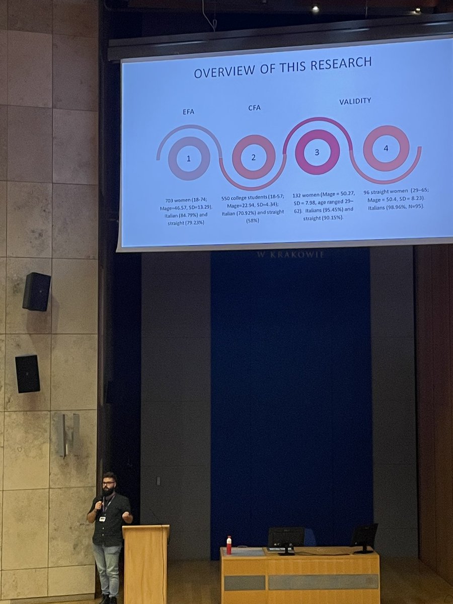 Jordan Hinton (@psychjordy23) on Twitter photo So proud of <a href="/StefanoCiaffoni/">Stefano Ciaffoni</a> for presenting his casual “just four studies” on gender inequality and perceived legitimacy of this inequality! This important research is paving the way for positive social change! #easp2023krk So proud of <a href="/StefanoCiaffoni/">Stefano Ciaffoni</a> for presenting his casual “just four studies” on gender inequality and perceived legitimacy of this inequality! This important research is paving the way for positive social change! #easp2023krk