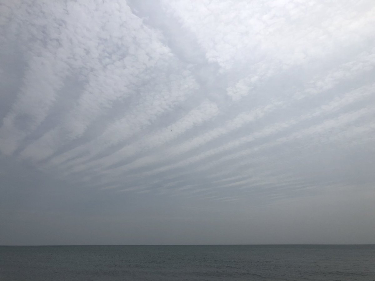 Rondeau Saturday mornings.  Cool clouds! #ckont #rondeau