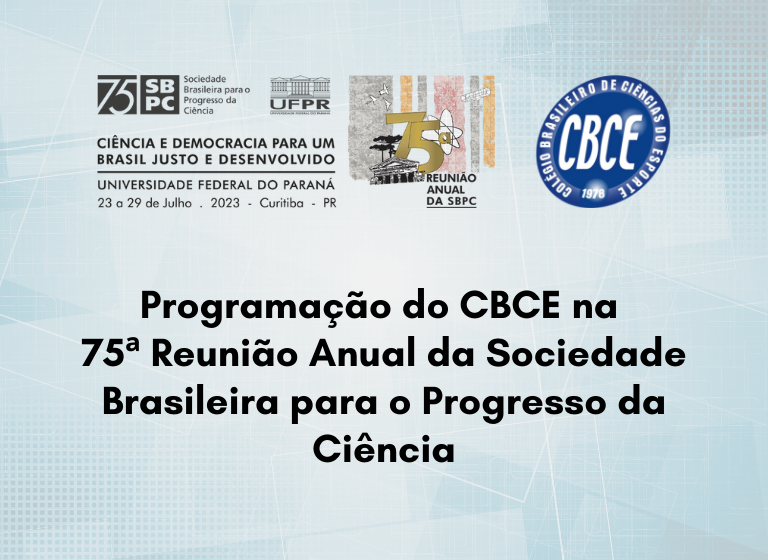 _cbce's tweet photo. O Colégio Brasileiro de Ciências do Esporte (CBCE), como associação científica afiliada à SBPC, conta com programação específica dentro da Reunião Anual. Acesse https://t.co/8Ic8C7wL1l e confira o nosso cronograma completo de atividades. https://t.co/OHoI8doAKg