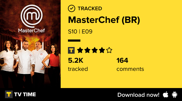 williammendonca's tweet photo. Acabei de assistir: S10 | E09 of MasterChef (BR)! #masterchef  https://t.co/uaT7sg5u6W #tvtime https://t.co/5Ht7z0g1dd