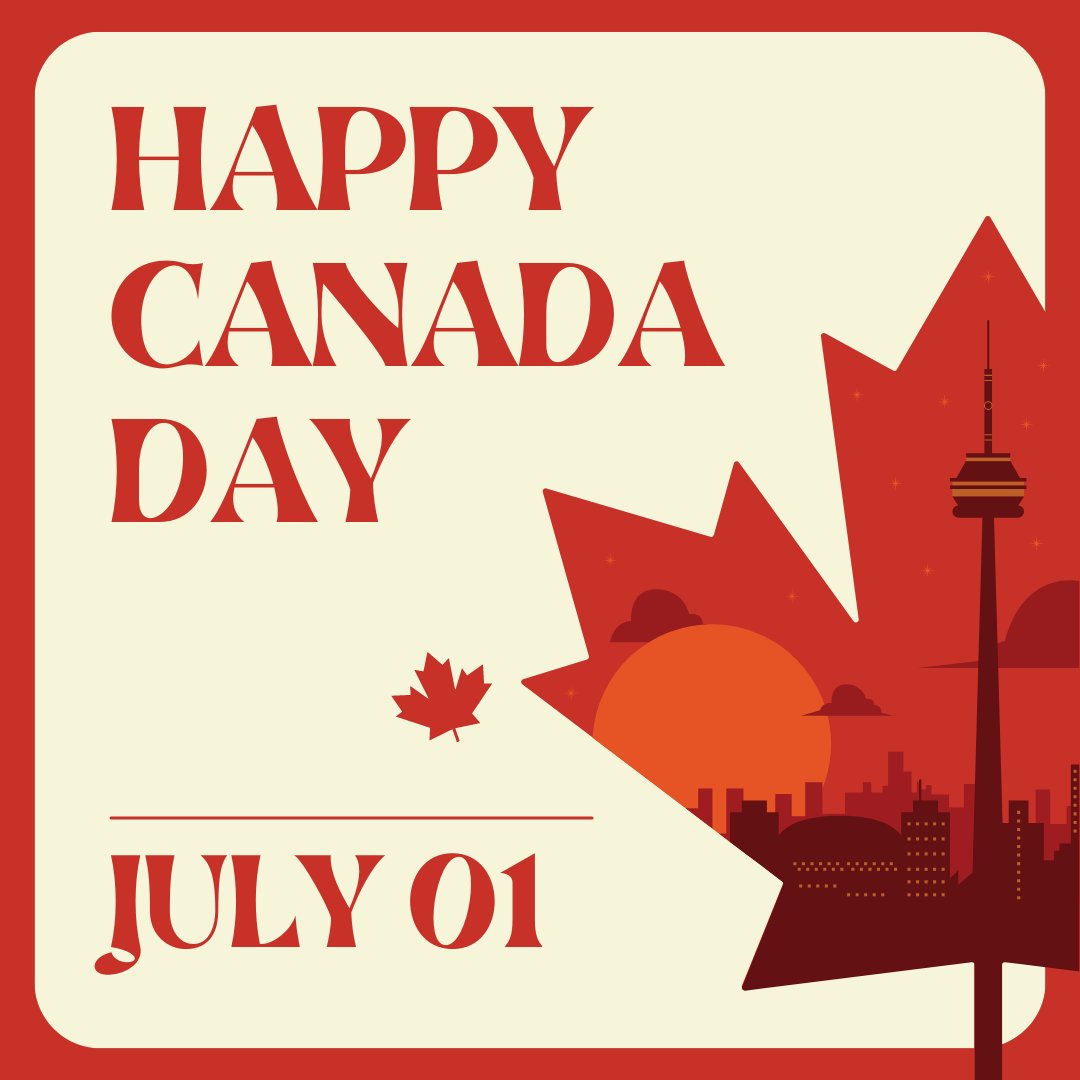 Happy Canada Day to all! On July 1st, we are sending you our best wishes.

#DigEM #TEC #CanadaDay #July