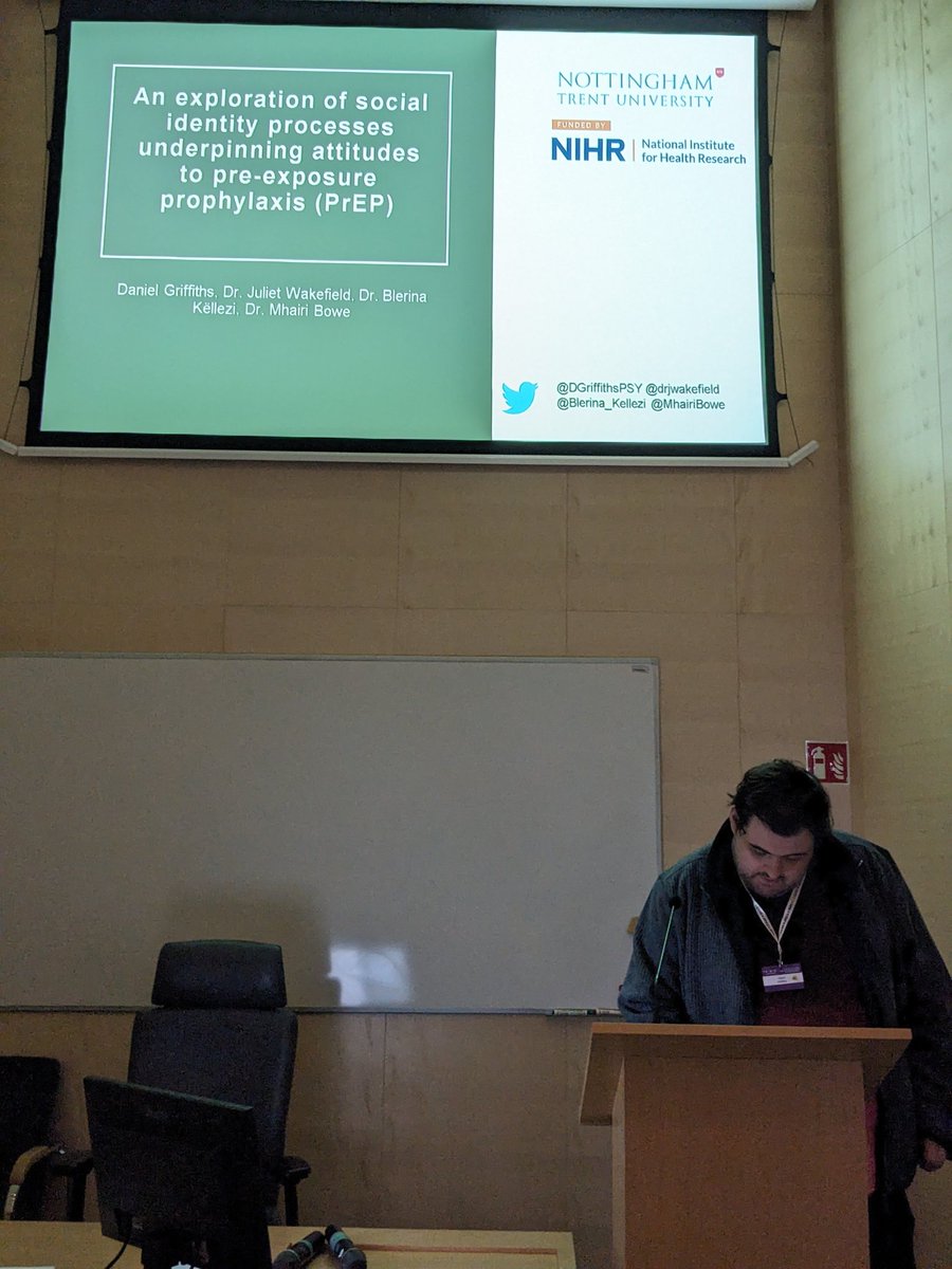 Great presentation at #easp2023krk by @gihntu member @DGriffithsPSY talking about his PhD research on attitudes to #PrEP