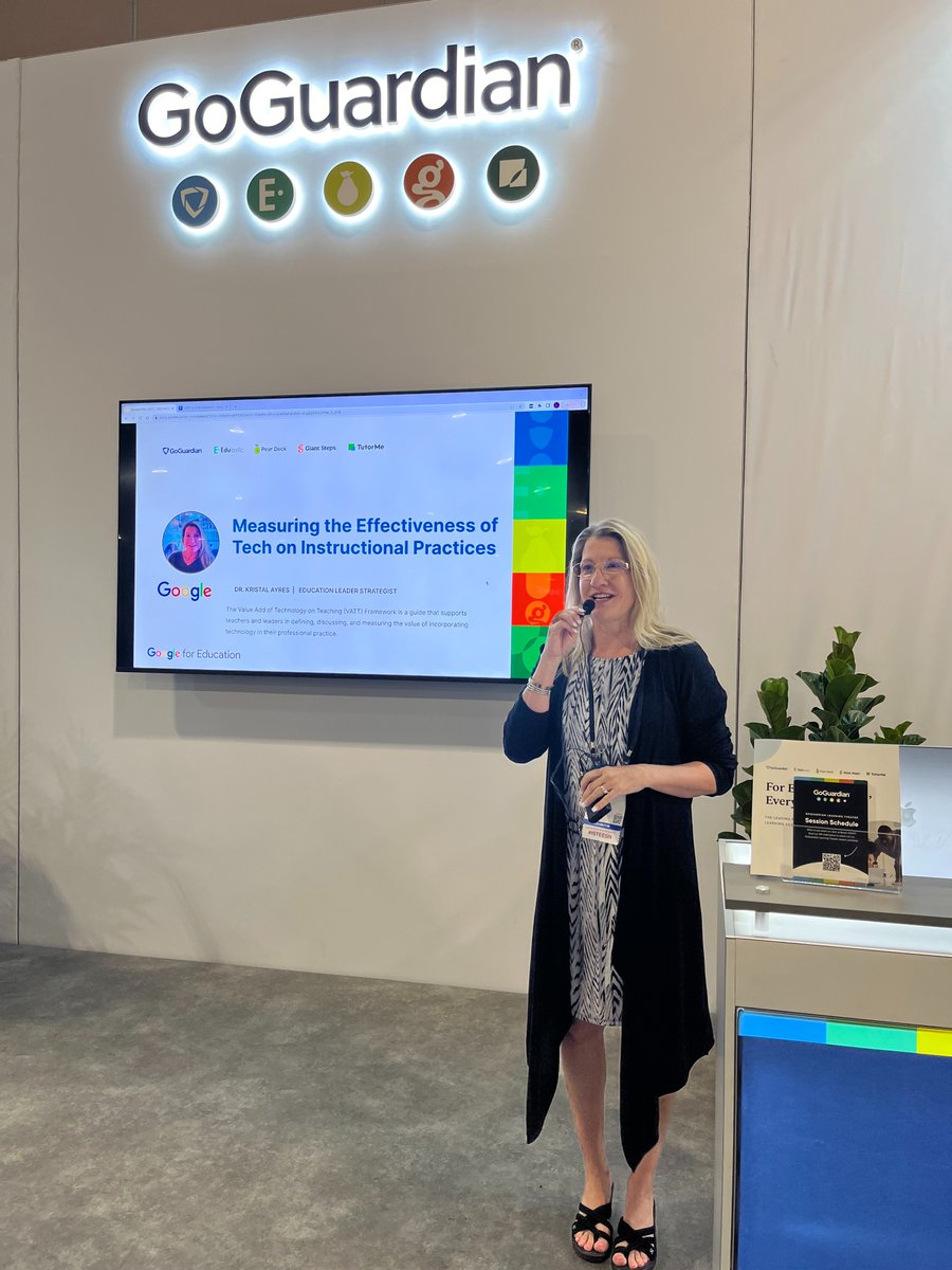 kristalayres1's tweet image. Thank you to our partner, Go Guardian, for allowing me to share: Measuring the Effectiveness of Technology on Instructional Practices using the &quot;Value Add of Technology on Teaching&quot; (VATT) Framework by Leading Educators at ISTE. #tech #instruction    #technologyeducation.  .