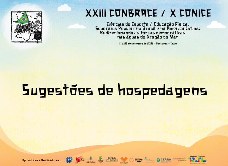 _cbce's tweet image. A Comissão Organizadora Local do XXIII CONBRACE e X CONICE divulgou a lista de hotéis que firmaram parceria para a hospedagem da equipe de trabalho e convidados do evento, bem das/os congressistas. + informações estão disponíveis em cbce.org.br/noticias/