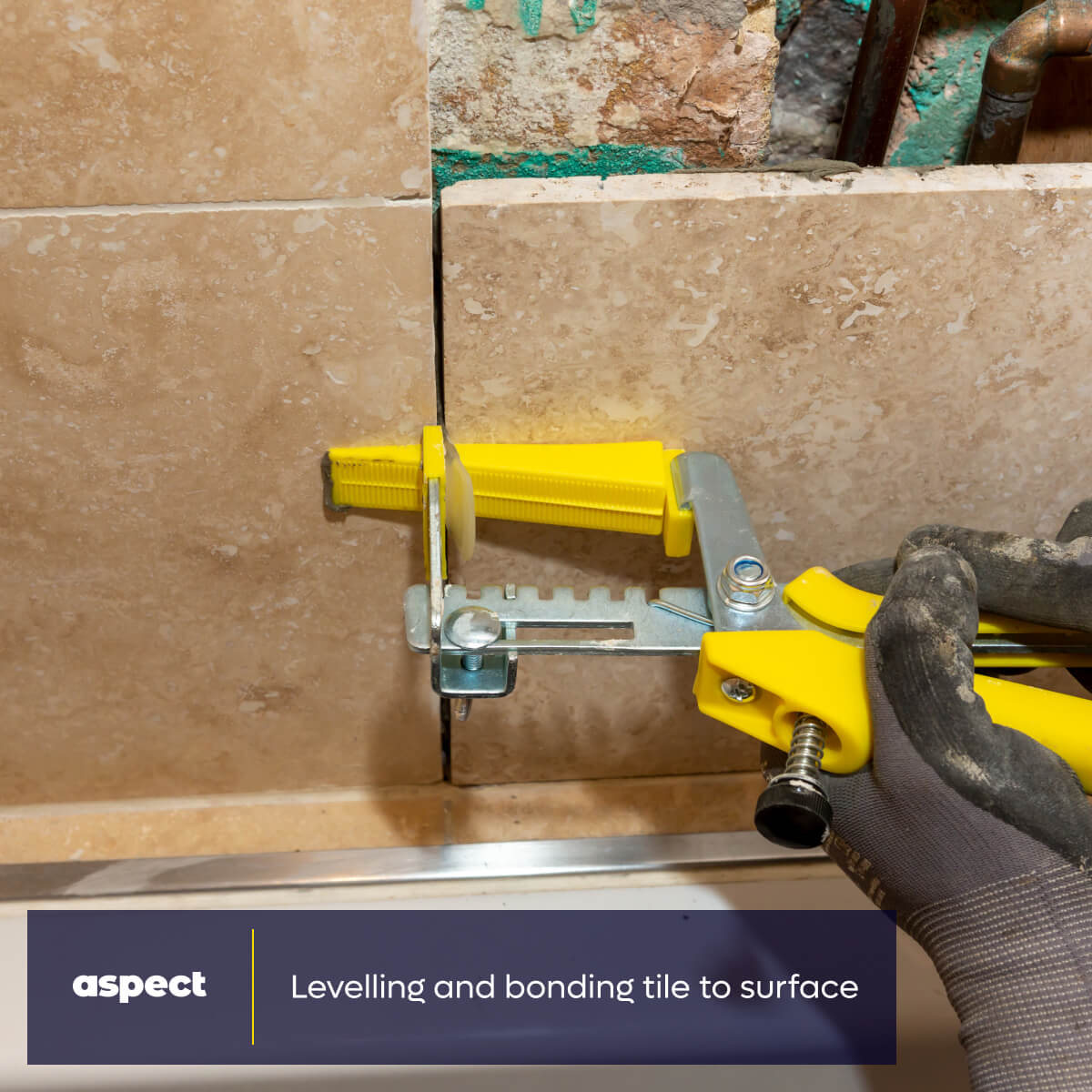 See one of our tiling experts in action! Here's Harry tiling a bathroom wall after fixing a leaky shower valve in Kensington. You can see more about what our tilers do here - buff.ly/41Wi2qT