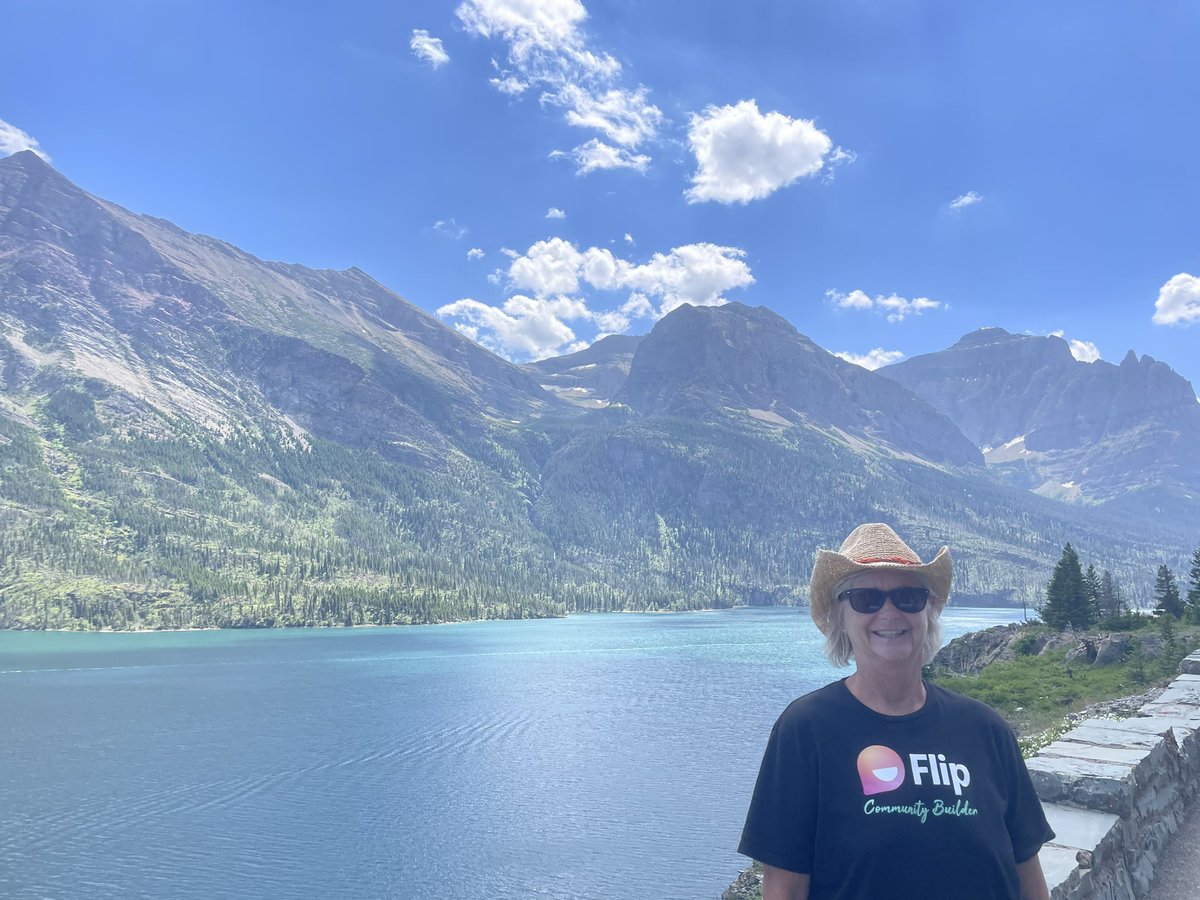 Couldn’t make it to ISTE but was thinking of <a href="/MicrosoftEDU/">Microsoft Education</a> <a href="/MicrosoftFlip/">Flip</a> while in Glacier National Park! <a href="/Hinkels_Hangout/">Amber Hinkel</a> <a href="/butterflynix/">Charity Nix</a>