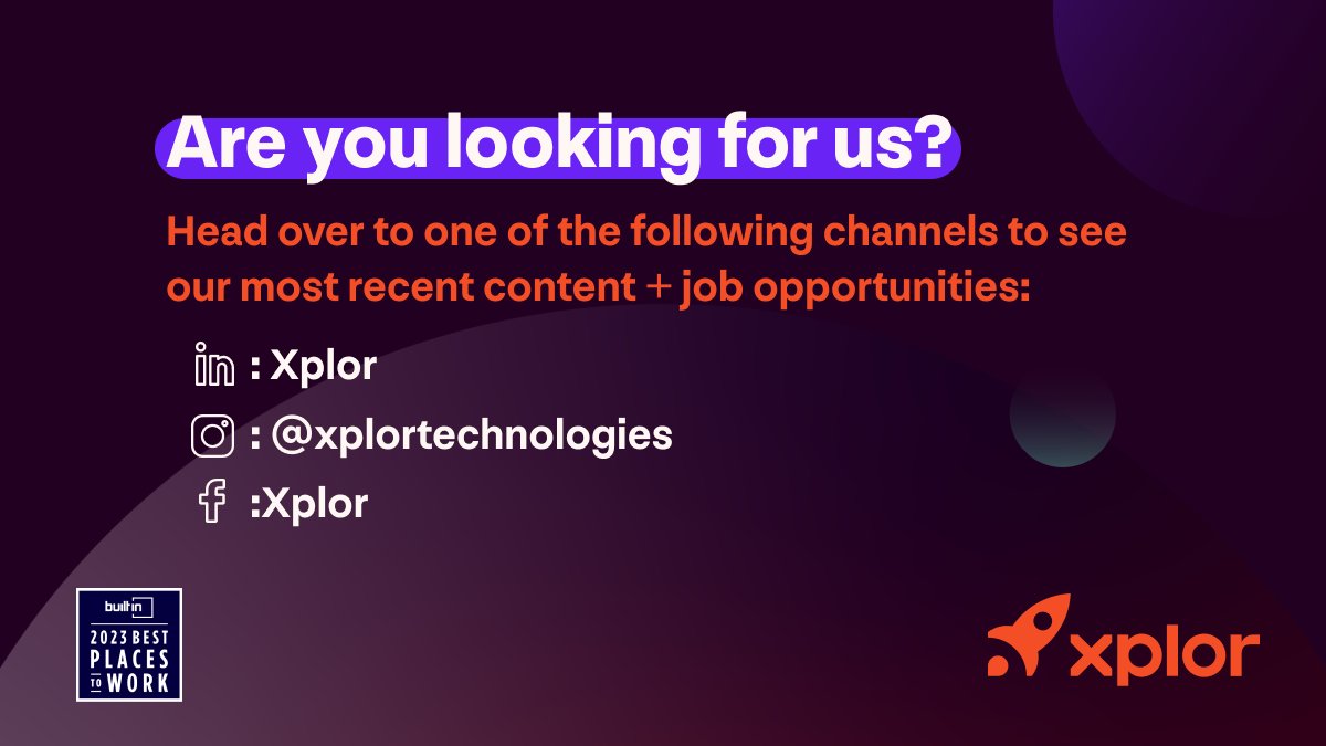 Xplor Technologies tweet media