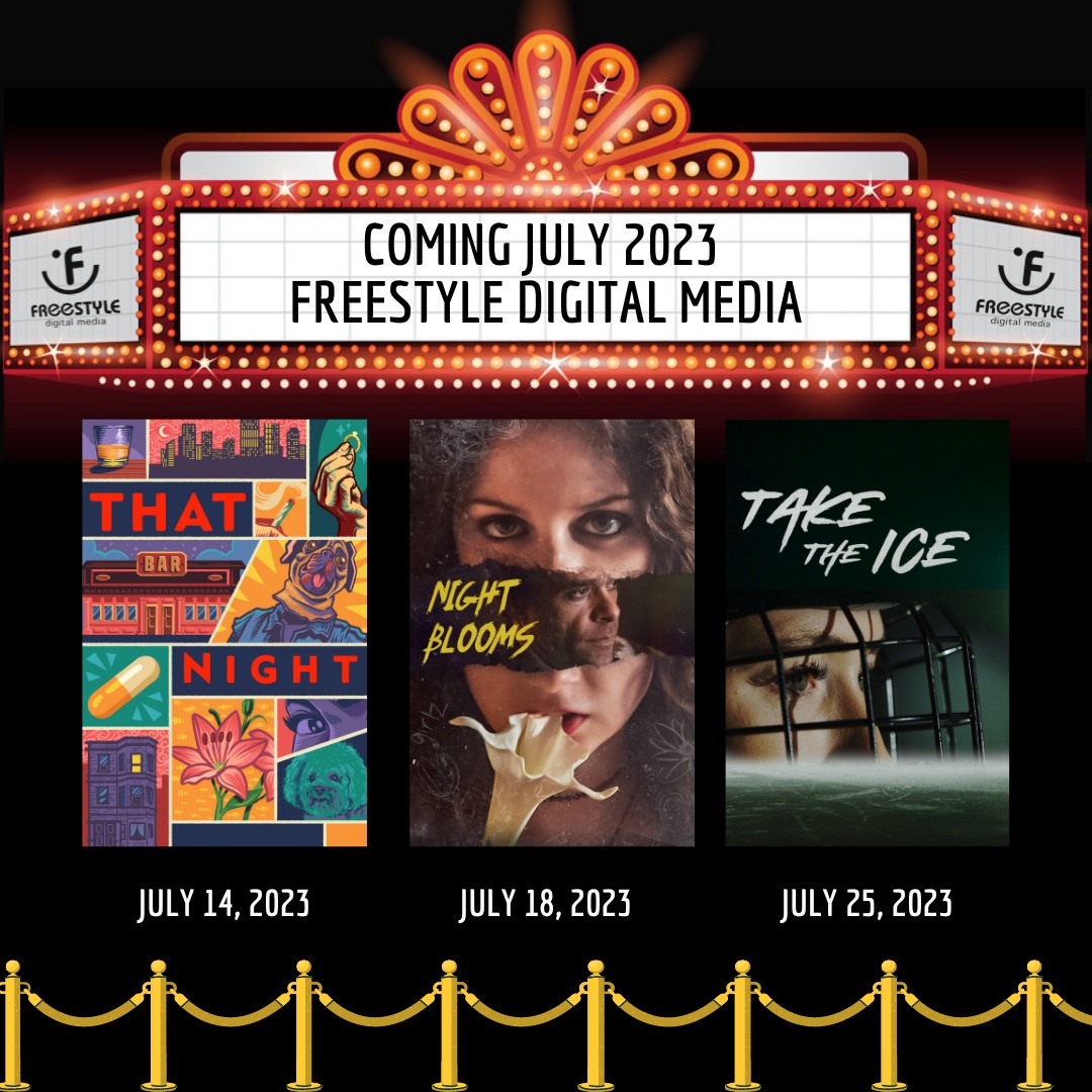 All of us at #FreestyleDigitalMedia are thrilled to announce our July 2023 titles! Our #July releases are full of #drama, #horror, & #documentaries!  🎥🍿🎬🎞

#comingsoon #press #independentfilm #iTunes #AppleTV #GooglePlay #VUDU #XBox #YouTube #YouTubeMovies #Amazon