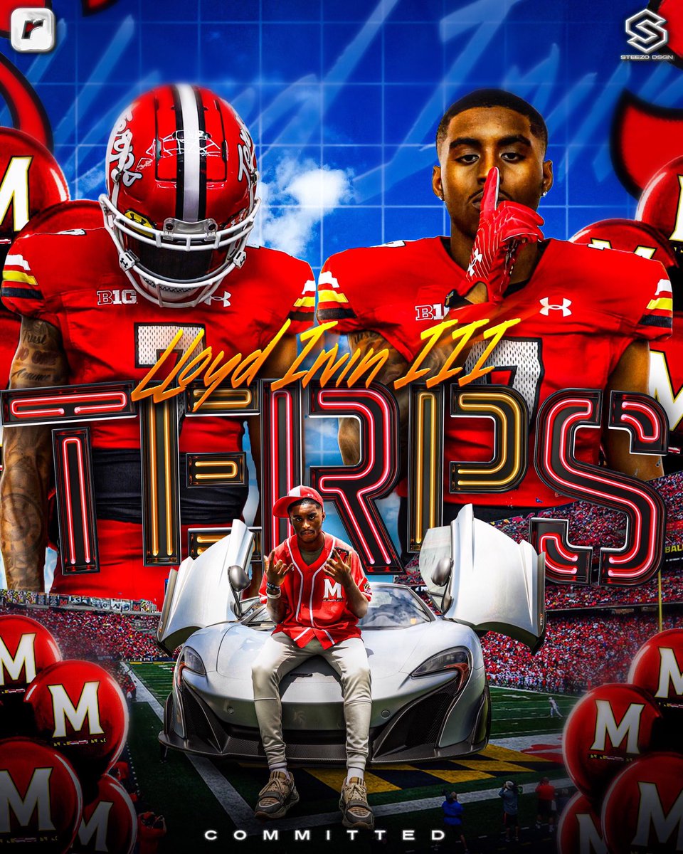 1000% Committed To The University Of Maryland! Time to turn the crib up!!! <a href="/RivalsFriedman/">Adam Friedman</a> <a href="/BrianDohn247/">BrianDohn247</a> <a href="/ChadSimmons_/">ChadSimmons</a> <a href="/adamgorney/">Adam Gorney</a> <a href="/DaemonDameon/">Coach Peezy</a> <a href="/CHFJAGS/">CH FLOWERS FOOTBALL</a> <a href="/TerpsFootball/">Maryland Football</a>