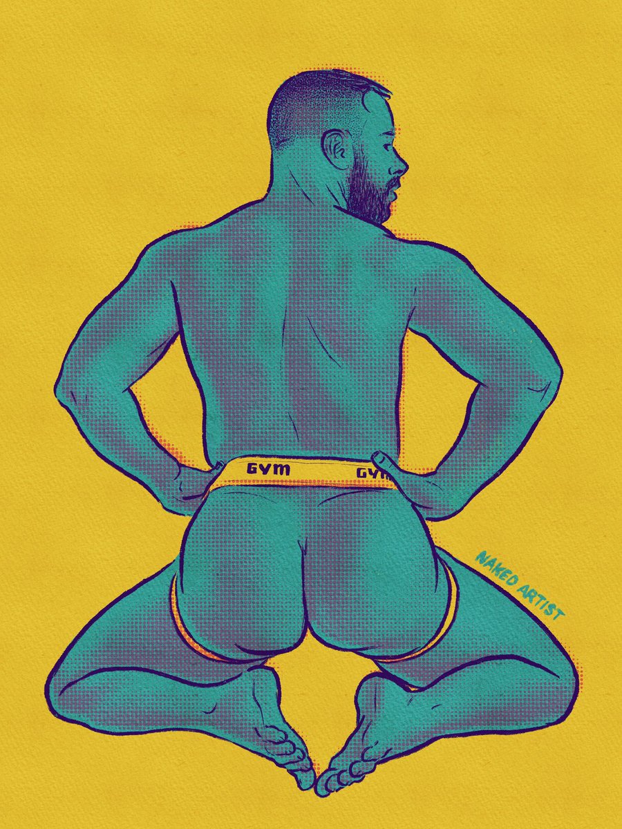 Been busy with life stuff so haven’t had much time to paint lately but here’s a new painting inspired by @hunterin512 

#gaydaddy #queerart #gayart #homoart #gayartprints #jockstrap #jockstrapfriday #jock #fetish #musclemen #underwear