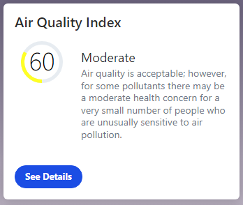 BREATHABLE ATMOSPHERE ALERT