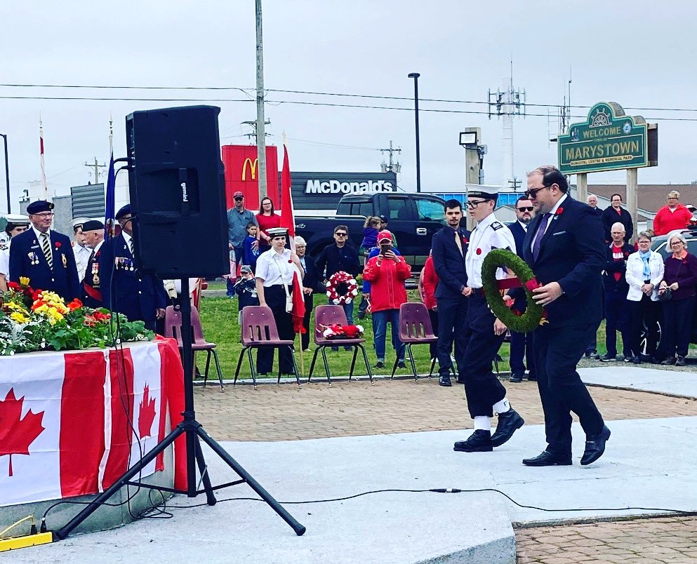 Mark Browne (@markdbrowne) on Twitter photo Honoured to lay a wreath on behalf of the federal government and MP <a href="/ChurenceRogers/">Churence Rogers</a> at Marystown’s Ceremony of Remembrance this morning. Thank you to the Legion organizers. Lest we Forget. Honoured to lay a wreath on behalf of the federal government and MP <a href="/ChurenceRogers/">Churence Rogers</a> at Marystown’s Ceremony of Remembrance this morning. Thank you to the Legion organizers. Lest we Forget.