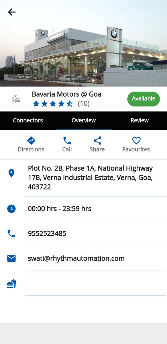 HitenderV's tweet photo. Bring your #EVs and charge them at this wonderful location in #Goa which has #ABB #DCFastCharger hosted on #RechargeEV network !
Location : BMW Bavaria Motors, Goa
Map Coordinates : https://t.co/L5dHYiHwLW
Download Recharge EV app and start charging !
#EVCharging #ElectricVehicles #EVCar #reliable #sustainable #BBOTT2 #FranceViolence #ElonMusk #Adipurush #missiontozero