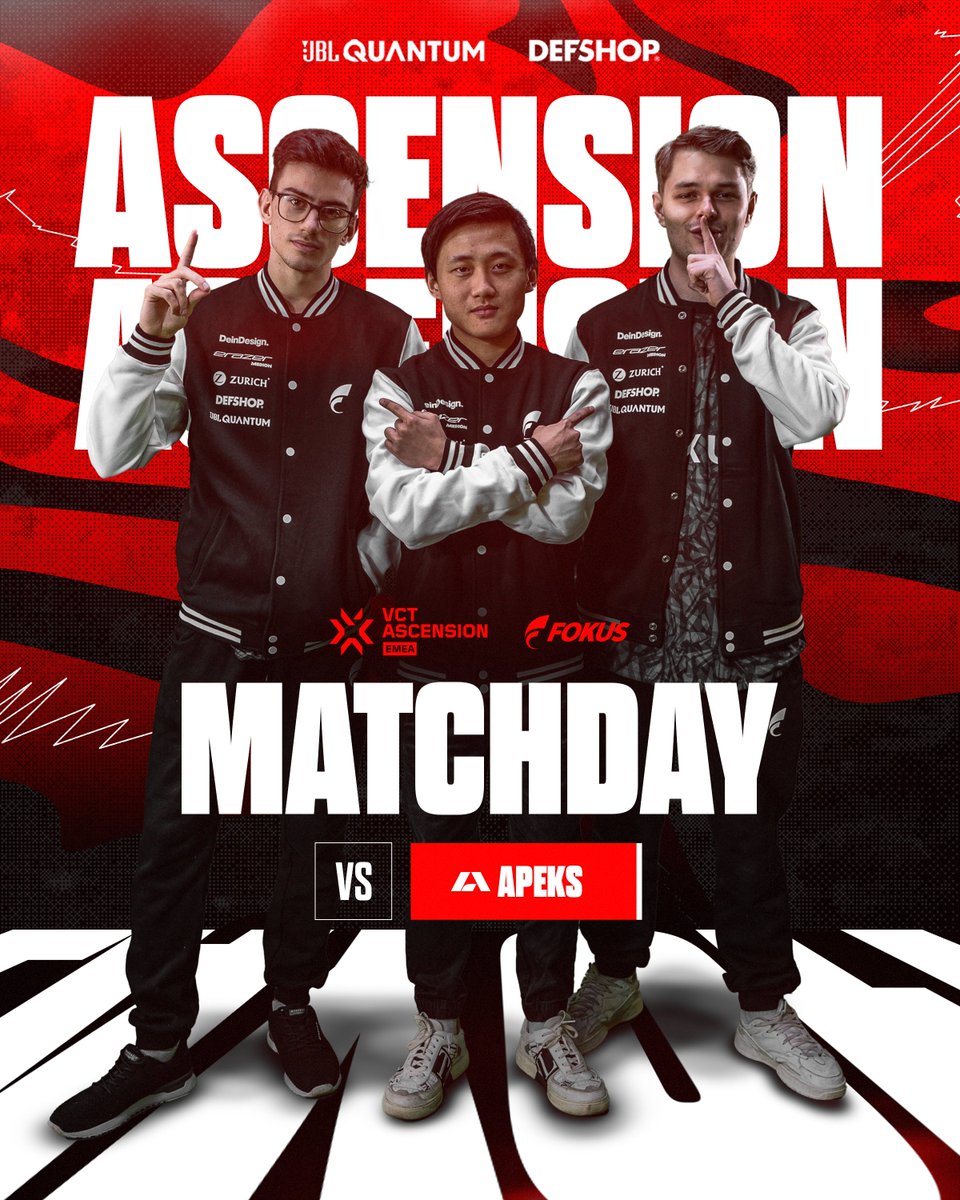 Das Polaris Classico startet gleich! Rein in den Stream und supporten👇 #123FOKUS 

twitch.tv/valorant_emea