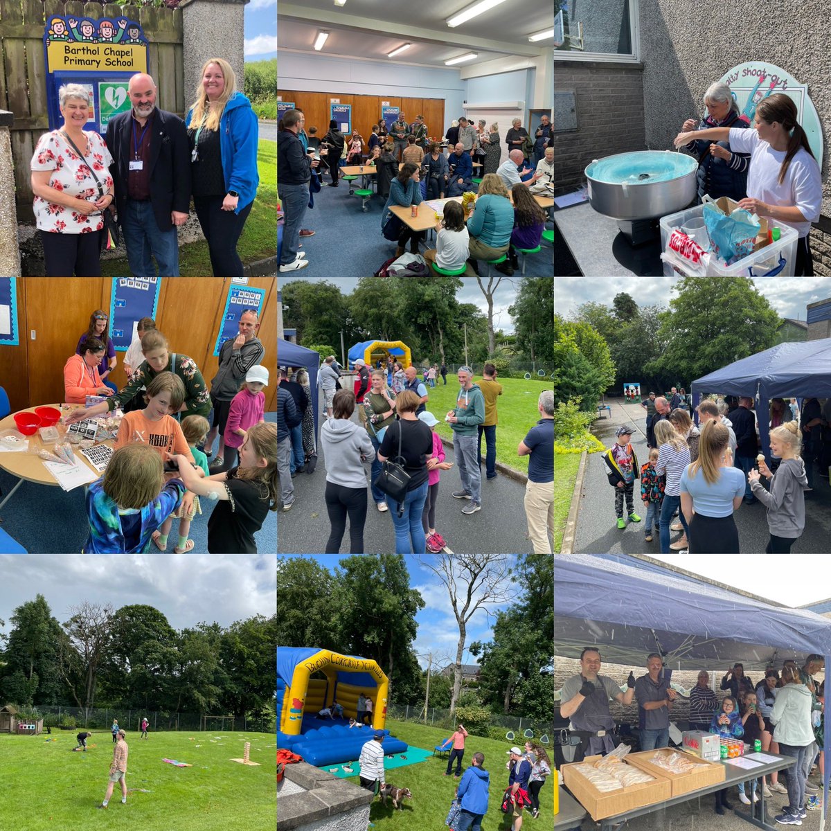 Fantastic fete at Barthol Chapel. Great to see so many turn out to make it a community event. Huge thanks to all who helped and came along in the rain and sunshine #community #rainandsun