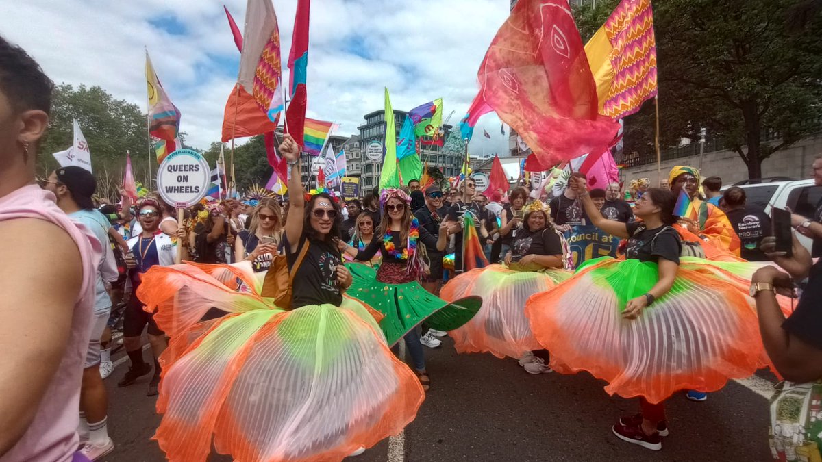 CityWestminster's tweet photo. A huge thanks to everyone who marched, cheered and danced with us at another special Pride in London 🌈🎊 @RBKC @PrideInLondon #RainbowNetwork @LM_Westminster https://t.co/N3khS1WIF0