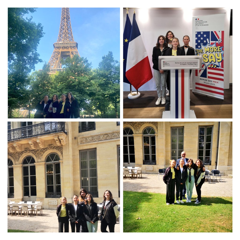 CollegeEurope27's tweet photo. #TheMoreISay 🇺🇲 🇬🇧
Une journée riche en émotions pour nos 🚸
Remise du diplôme 🎓 en présence du ministre de l'@education_gouv @PapNdiaye
Encore toutes nos félicitations à nos lauréates Margot Alana Lilou Lizéa et Elia
#OUVERTURE
#ENGAGEMENT
#RÉUSSITE
#VALORISATION
#AMBITION https://t.co/41nssIHMfB