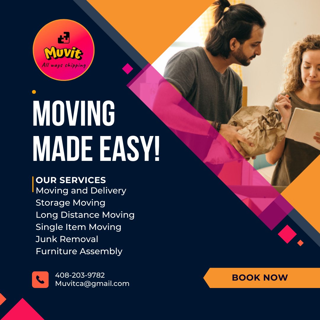 MuvitCA's tweet photo. 📣 Moving Made Easy! 🚛✨
Are you planning a move? Leave the hassle to us! Our experienced team at Muvit is here to make your move stress-free and smooth. https://t.co/lbNA2zeYG0
