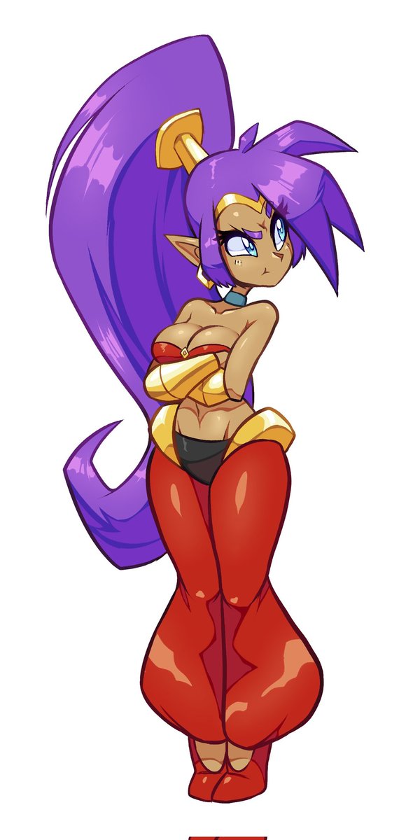 Jamo_ART's tweet photo. A Shantae I drew as part of a c0mmission some time. https://t.co/O6appixbeR