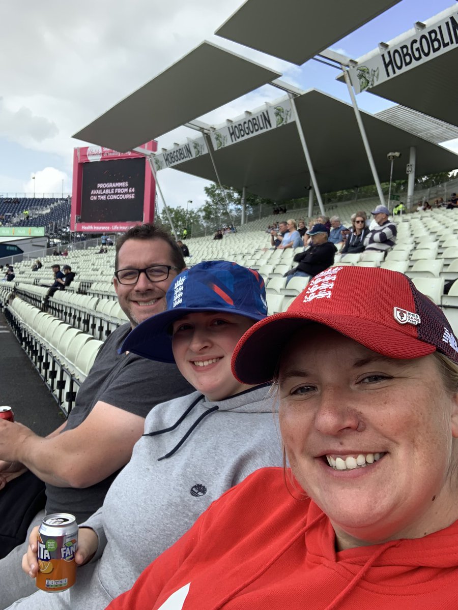 At Edgbaston for the women’s t20 ashes #hergametoo