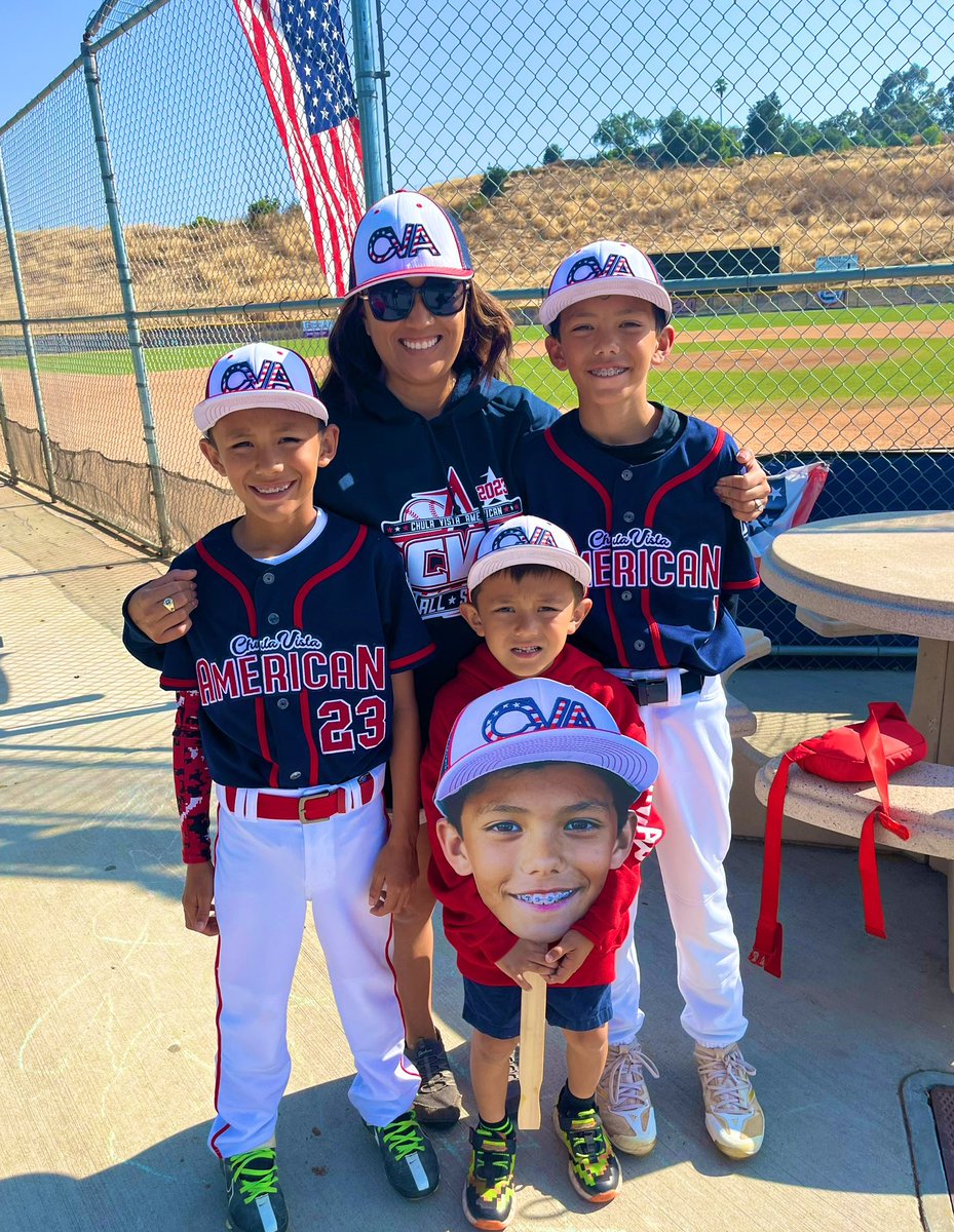 MarieCoronelSD's tweet image. An all star Saturday in South Bay. Excited to cheer on two of my three all stars ⭐️ ⭐️⭐️ in @LittleLeague all star games. Go get it fellas. We love &amp;amp; are proud of you. Let’s go Chula Vista American! #CVA #12U #10U #SouthBay #ChulaVista #SanDiego 🇺🇸 ⚾️