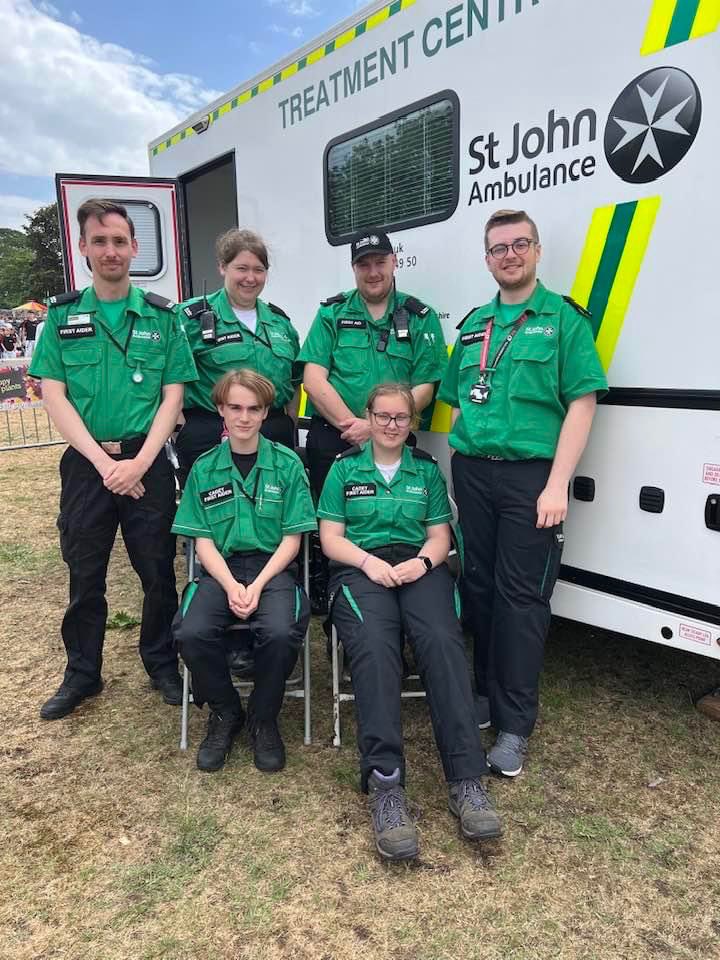 Team Southport covering the return of Ainsdale show today @AinsdaleHorti with our youth members out as well @NorthYouthSJA day 2 tomorrow #community #Local