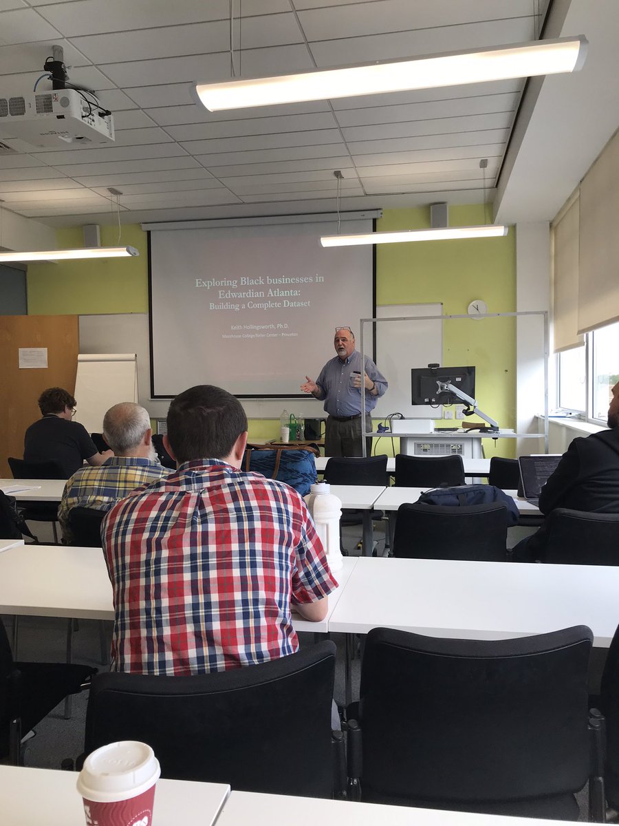kholling67's tweet image. Presenting at @the_abh today in Newcastle on Black business history centered in Atlanta. Thanks @HighflySam for the pic. @kellercenter @Morehouse